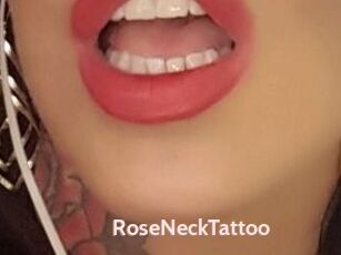 RoseNeckTattoo